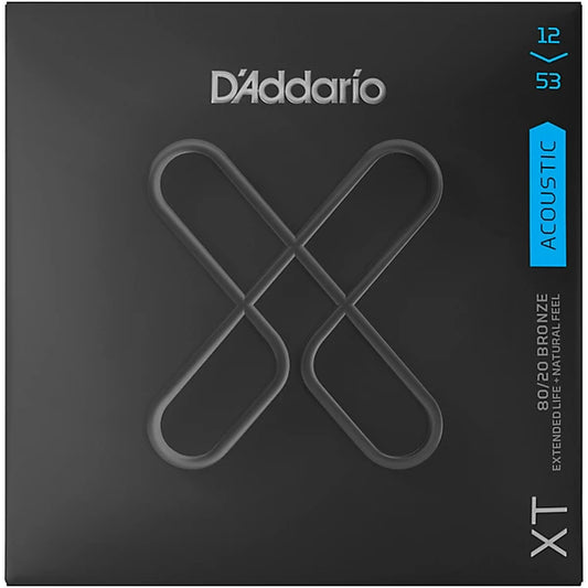 D'Addario XT Phosphor Bronze Acoustic Guitar Strings Light 12|53