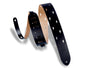 Levy's M12LBC Chrome-tan Leather Guitar Strap - Black