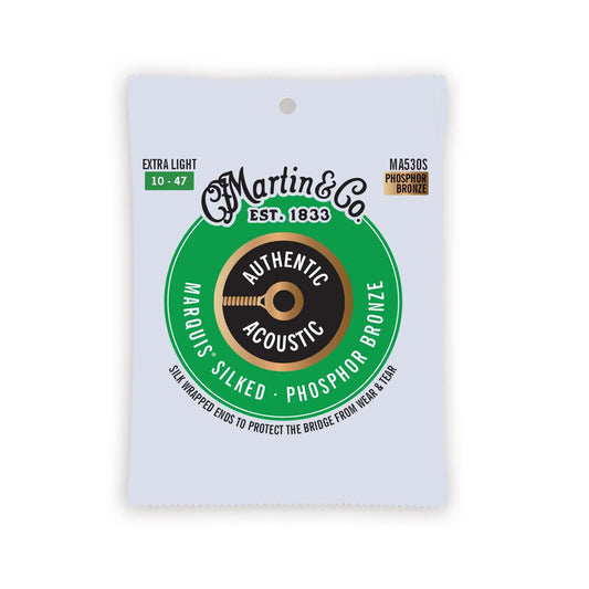 Martin & Co Authentic Acoustic Extra Light Phosphor Bronze Strings