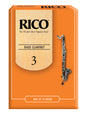 Rico by D'Addario Bass Clarinet Reeds, REA1030 - Strength 3, 10-pack