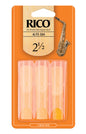 D'Addario RJA0325 - Rico Alto Saxophone Reeds - 2.5 (3-pack)