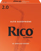 D'Addario RJA1020 - Rico Alto Saxophone Reeds - 2.0 (10-pack)