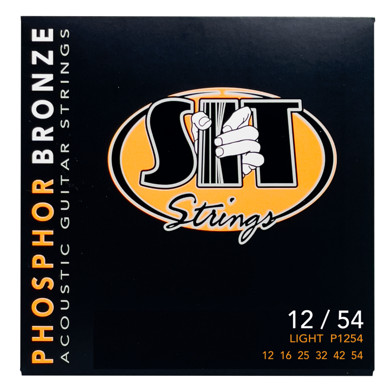 SIT STRINGS P1254 LIGHT PHOSPHOR BRONZE ACOUSTIC .012-.054B