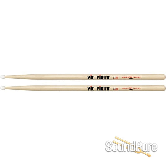 Vic Firth 7AN Nylon Tip American Classic Hickory Drumsticks