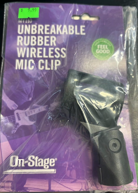 Unbreakable Rubber Wireless Mic Clip MY110