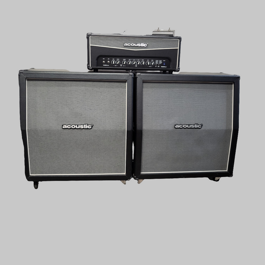 Acoustic G12OH DSP Amplifier with 2 Acoustic G412A Cabinets