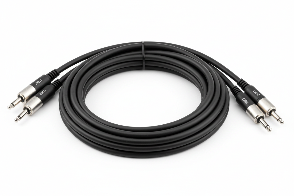 CB2 DUAL 1/4" Cable 10ft