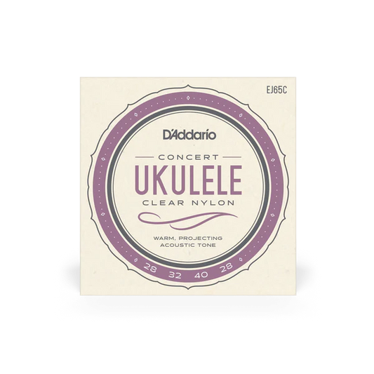 D'Addario Clear Nylon Concert Ukulele Strings 28|32|40|28