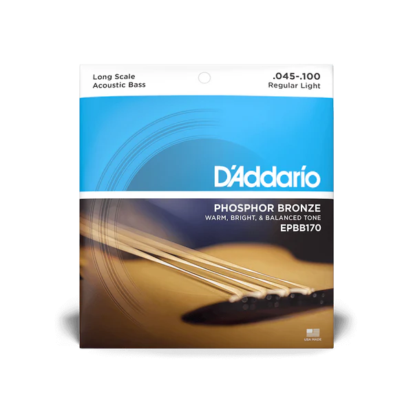 Regular Phosphor Bronze Light Long Scale Acoustic Bass Strings 45|100