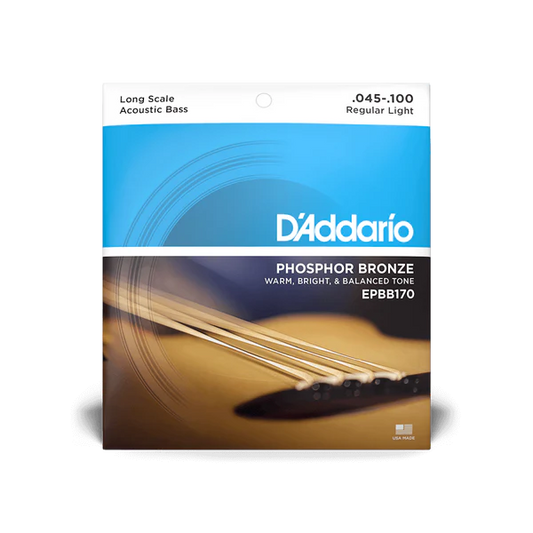 Regular Phosphor Bronze Light Long Scale Acoustic Bass Strings 45|100