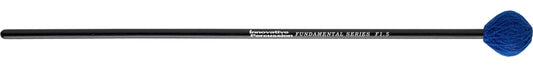 Innovative Percussion Fundamental Series Medium Marimba Mallets-Blue Yarn-Birch