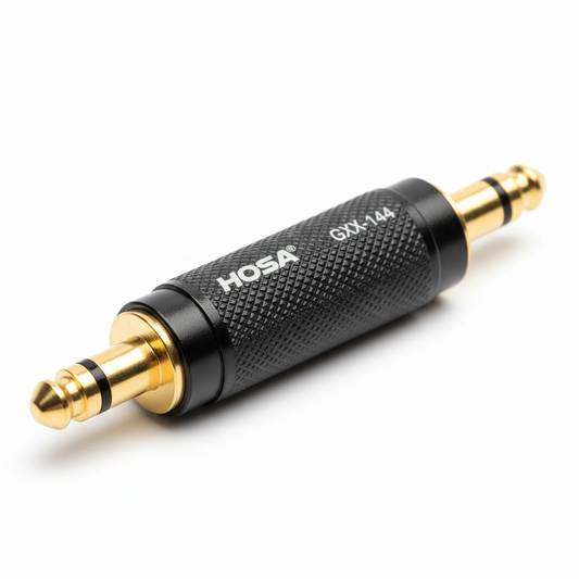 Hosa 1/4 In TRS to 1/4 in TS Adapter