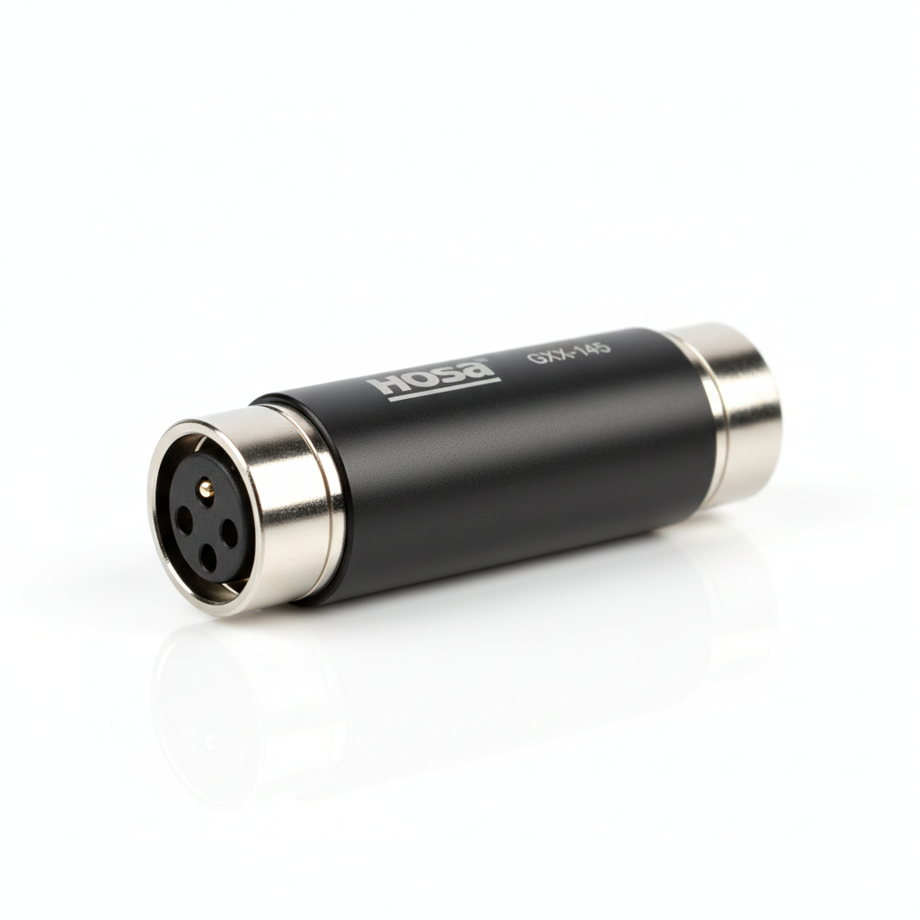 Hosa Gender Changer XLR3F to Same GXX-145
