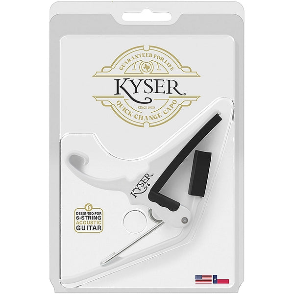 Kyser Acoustic 6-String Capo White
