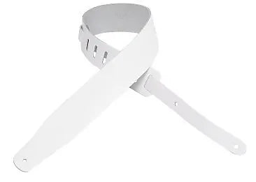 Levy's M26-WHT Top Grain Leather Guitar Strap - White