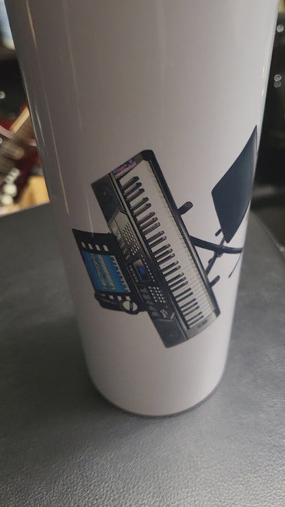 Water Bottle with Keyboard