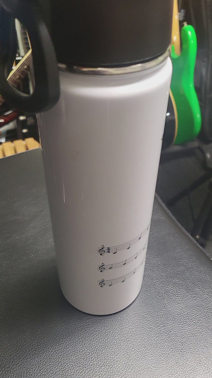 Water Bottle with Clarinet