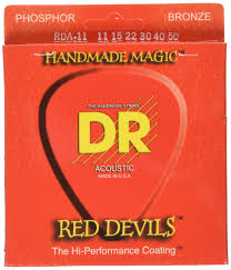 DR Strings K3 Red Devils Coated Electric Bass Strings RDB-45 Medium 45-105