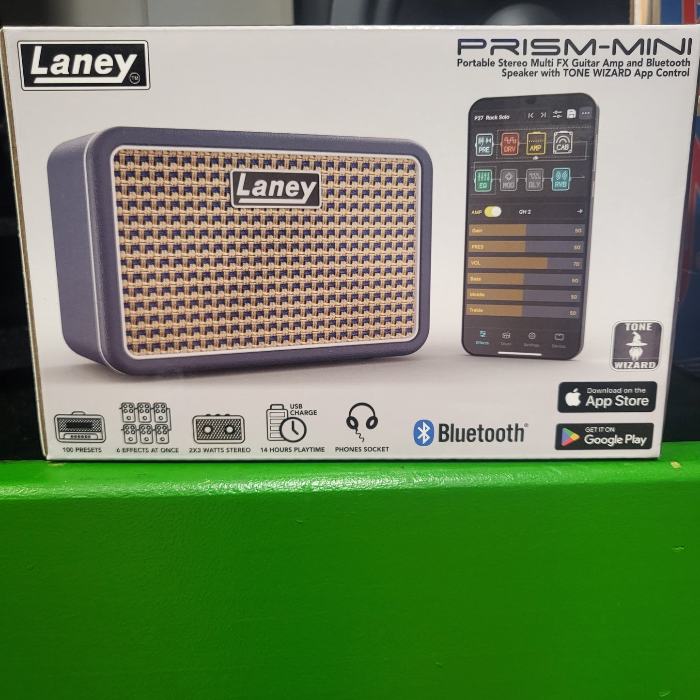 Laney Prism-Mini 2 x 3-watt Desktop Combo Amplifier - Black