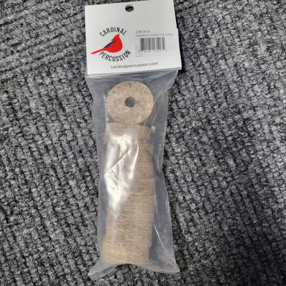 Cardinal Percussion CPCF10 Standard Cymbal Felt 10pc