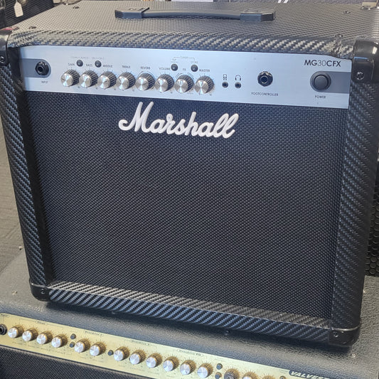 Marshall MG Carbon Fiber MG30CFX 2-Channel 30-Watt 1x10" Solid State Guitar Combo