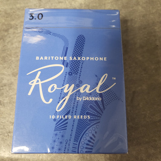 Royal by D'Addario Baritone Saxophone Reeds  3 10-pack