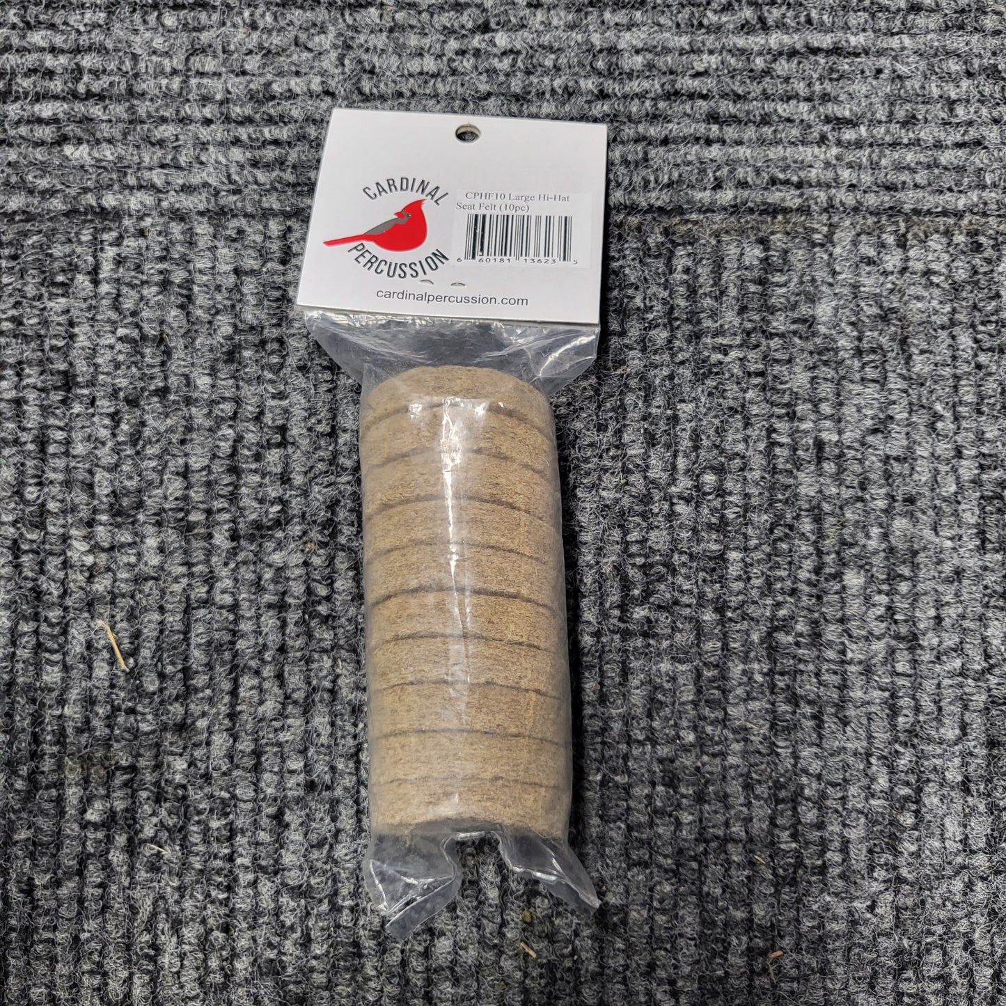 Cardinal Percussion CPHF10 Large Hi-Hat Seat Felt 10pc