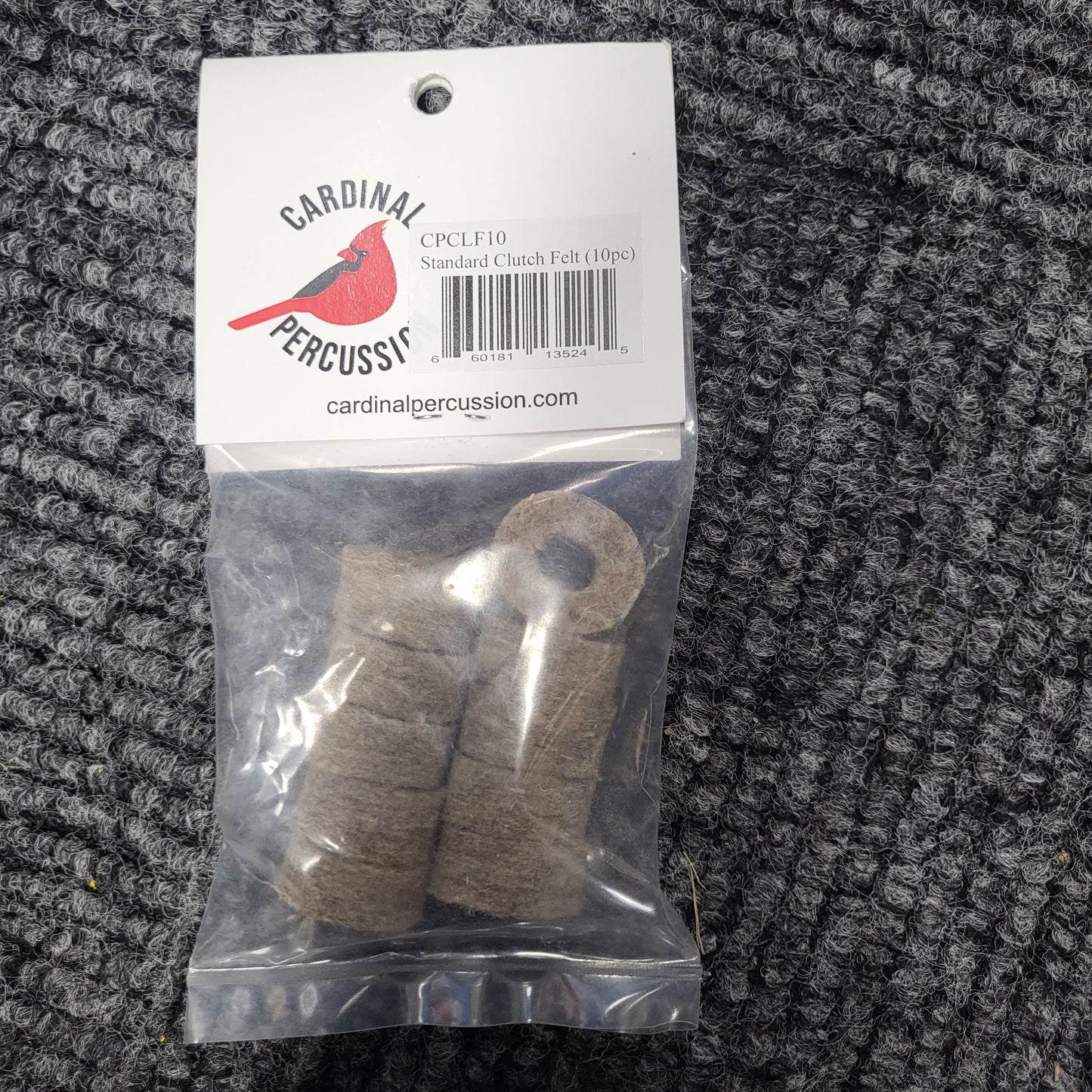 Cardinal Percussion CPCLF10 Standard Clutch Felt 10pc