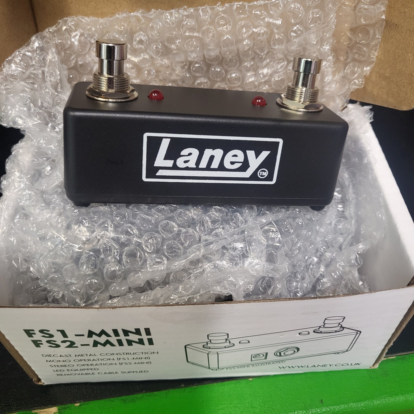 Laney FS2-Mini 2-button Footswitch Controller